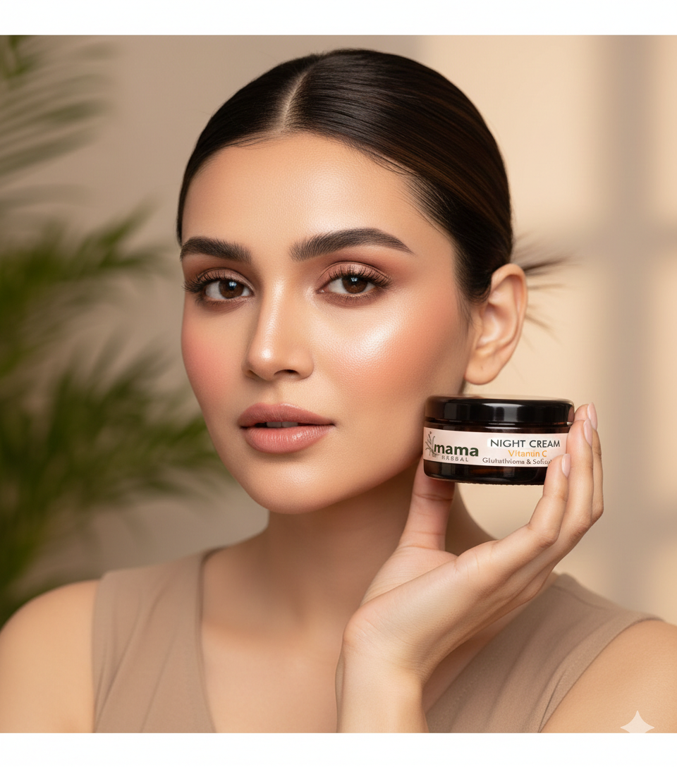 Vitamin C Night Cream - 50g For Bright & Radiant Skin With Vitamin C, Q10 & Liquorice Extract